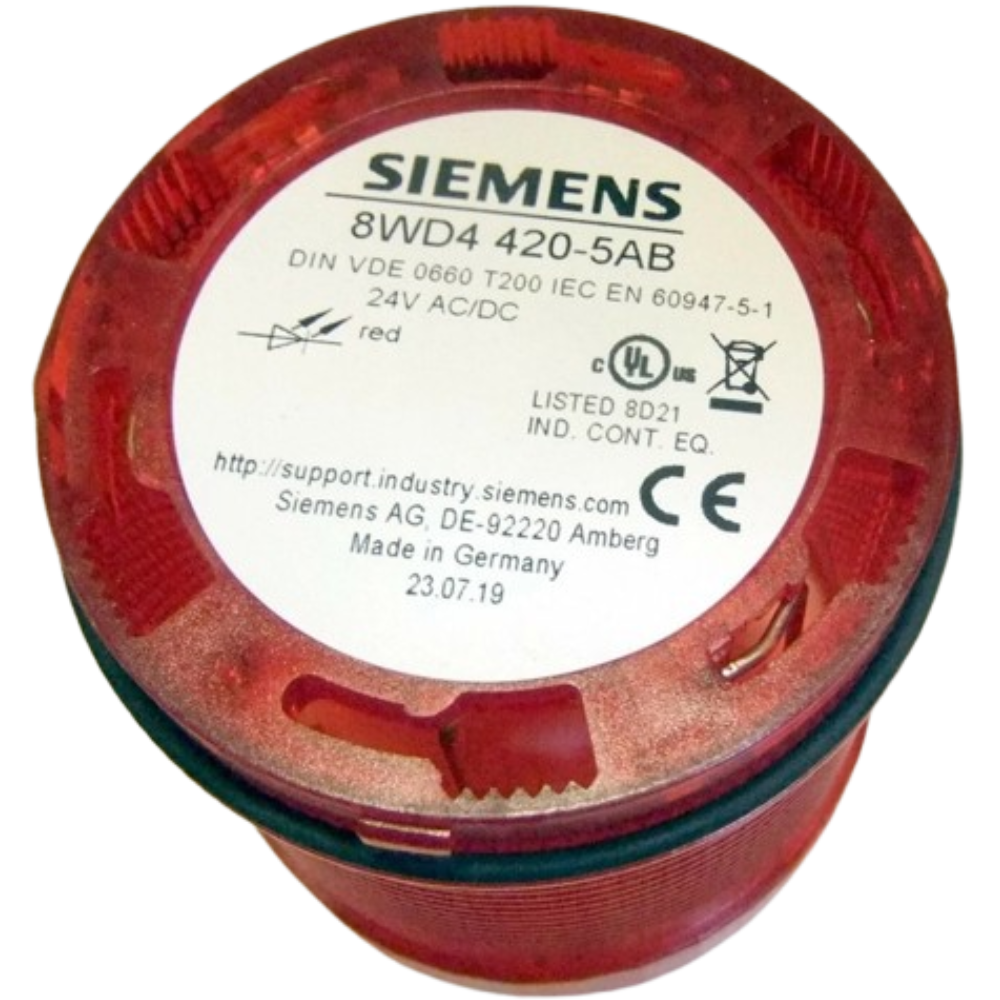 ELEMENTO DE LUZ CONTÍNUA COM LED INTEGRADO VERMELHO CA/24VCC 8WD44205AB SIEMENS eletrica-acessorios-8WD44205AB (2).png