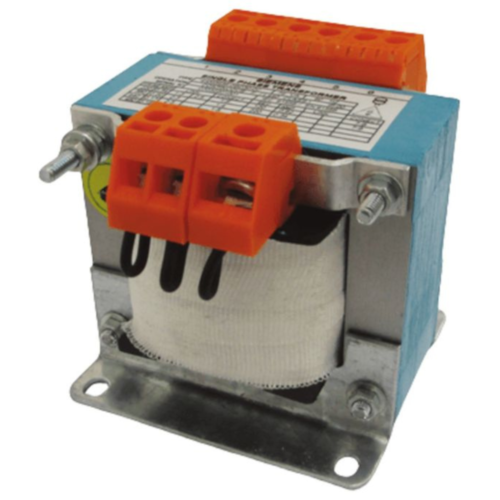 [Imagem TRANSFORMADOR MONOFÁSICO 1,0KVA 220/380/480V 4E/2S IP00 4AM70360AB420EF0 A7B10001328574 SIEMENS]