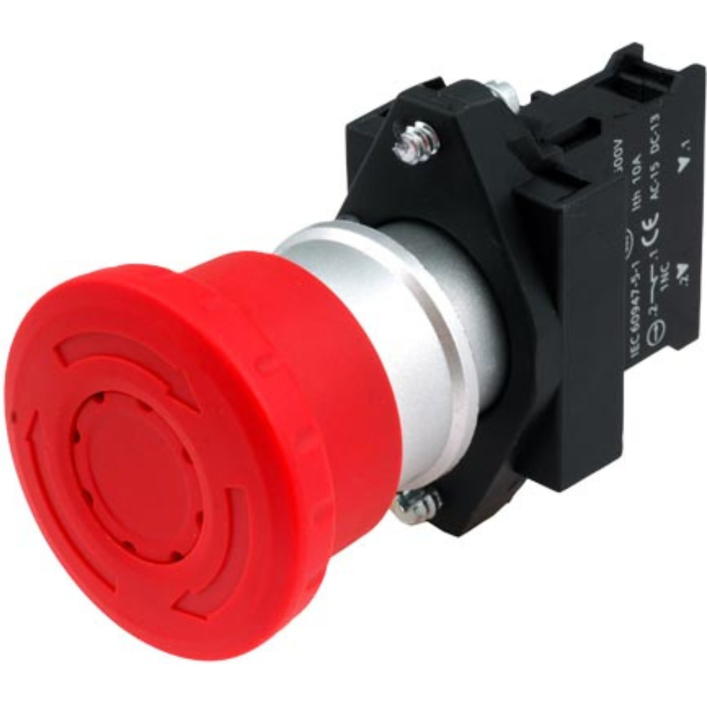 [Imagem BOTÃO EMERGÊNCIA 40MM 1NF GIRA DESTRAVA BR4/3SB61301HB201CA0 A7B10001213981 SIEMENS]