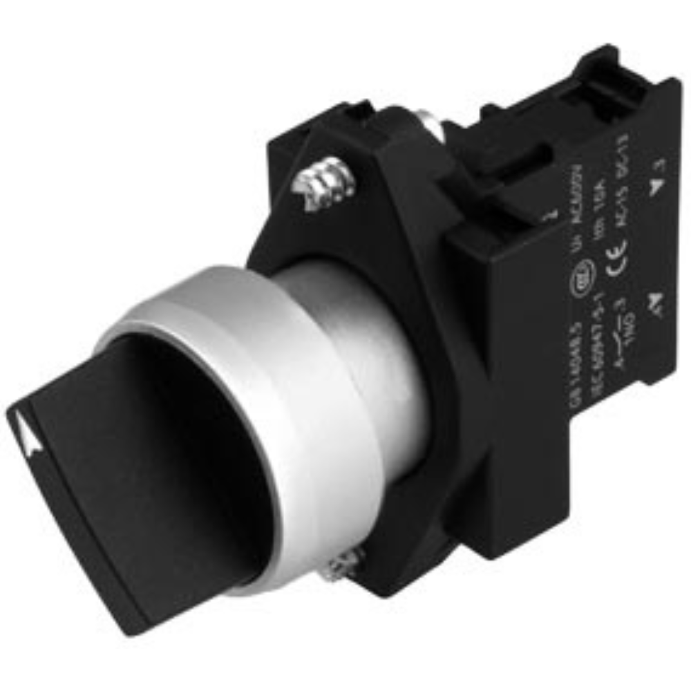 [Imagem COMUTADOR 3 POSIÇÕES 1NA RETENÇÃO PRETO A7B10001213991 SIEMENS]