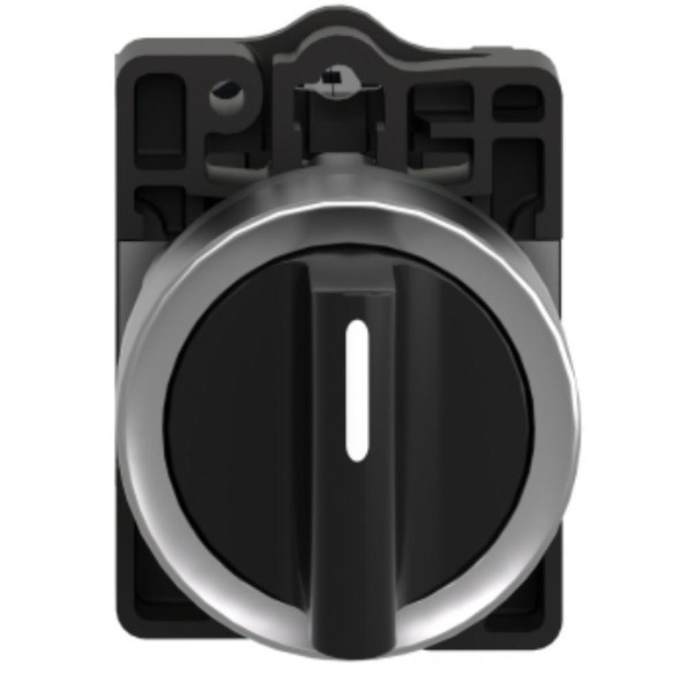 COMUTADOR Ø22MM PLÁSTICA 3 POSIÇÕES FIXAS MANOPLA CURTA 2NA XA2ED33 SCHNEIDER eletrica-botao-XA2ED33 (2).png