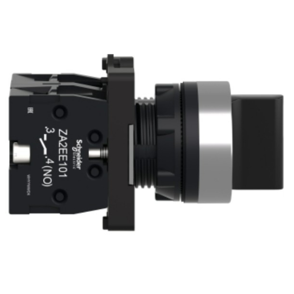 COMUTADOR Ø22MM PLÁSTICA 3 POSIÇÕES FIXAS MANOPLA CURTA 2NA XA2ED33 SCHNEIDER eletrica-botao-XA2ED33 (3).png