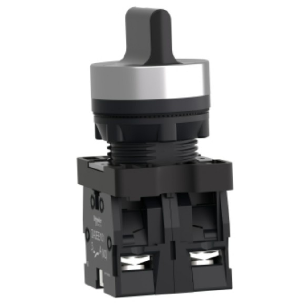 COMUTADOR Ø22MM PLÁSTICA 3 POSIÇÕES FIXAS MANOPLA CURTA 2NA XA2ED33 SCHNEIDER eletrica-botao-XA2ED33 (4).png