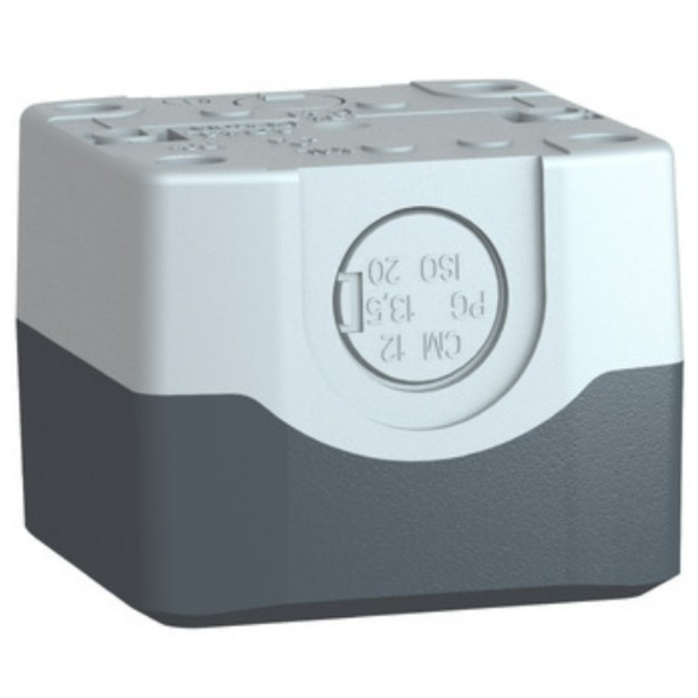BOTOEIRA DE COMANDO 1 FURO Ø22MM VAZIA CINZA PARA BOTÃO MODULAR XALD01 SCHNEIDER eletrica-botao-XALD01 (3).png