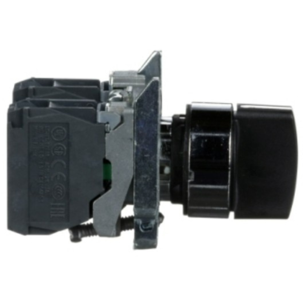 COMUTADOR Ø22MM METÁLICO 3 POSIÇÕES FIXAS MANOPLA CURTA 2NA XB4BD33 SCHNEIDER eletrica-botão-XB4BD33 (2).png