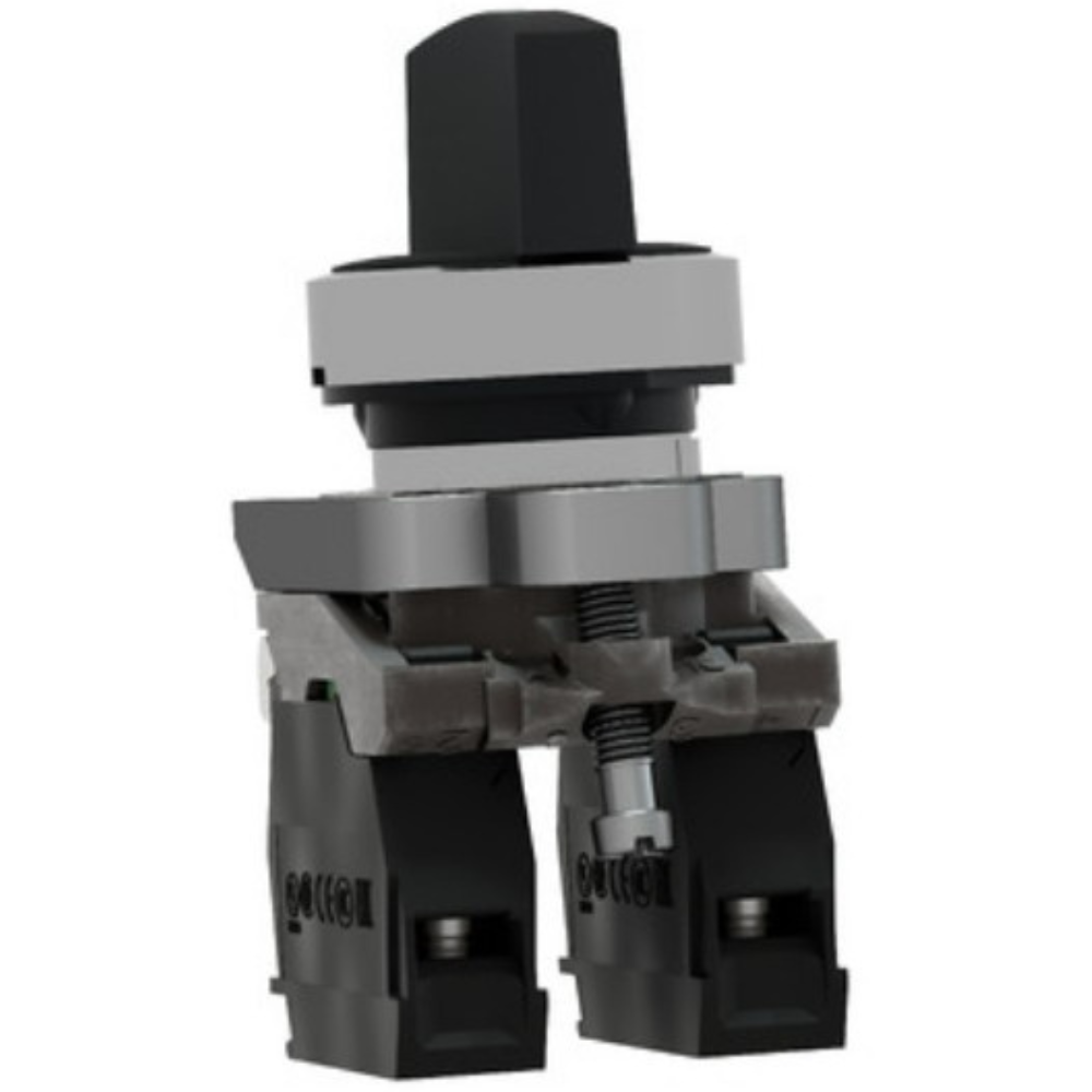 COMUTADOR Ø22MM METÁLICO 3 POSIÇÕES FIXAS MANOPLA CURTA 2NA XB4BD33 SCHNEIDER eletrica-botão-XB4BD33 (4).png
