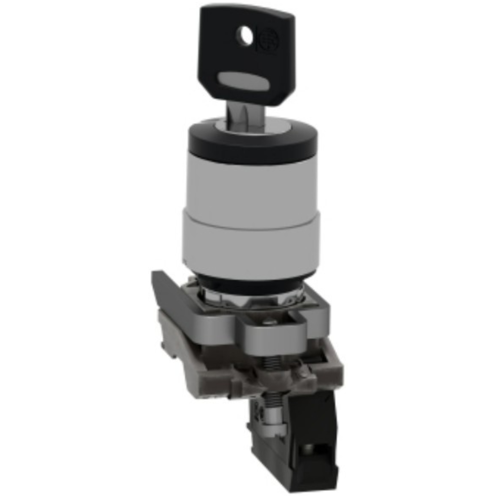COMUTADOR Ø22MM METÁLICO 2 POSIÇÕES FIXAS COM CHAVE NA XB4BG21 SCHNEIDER eletrica-botao-XB4BG21 (4).png