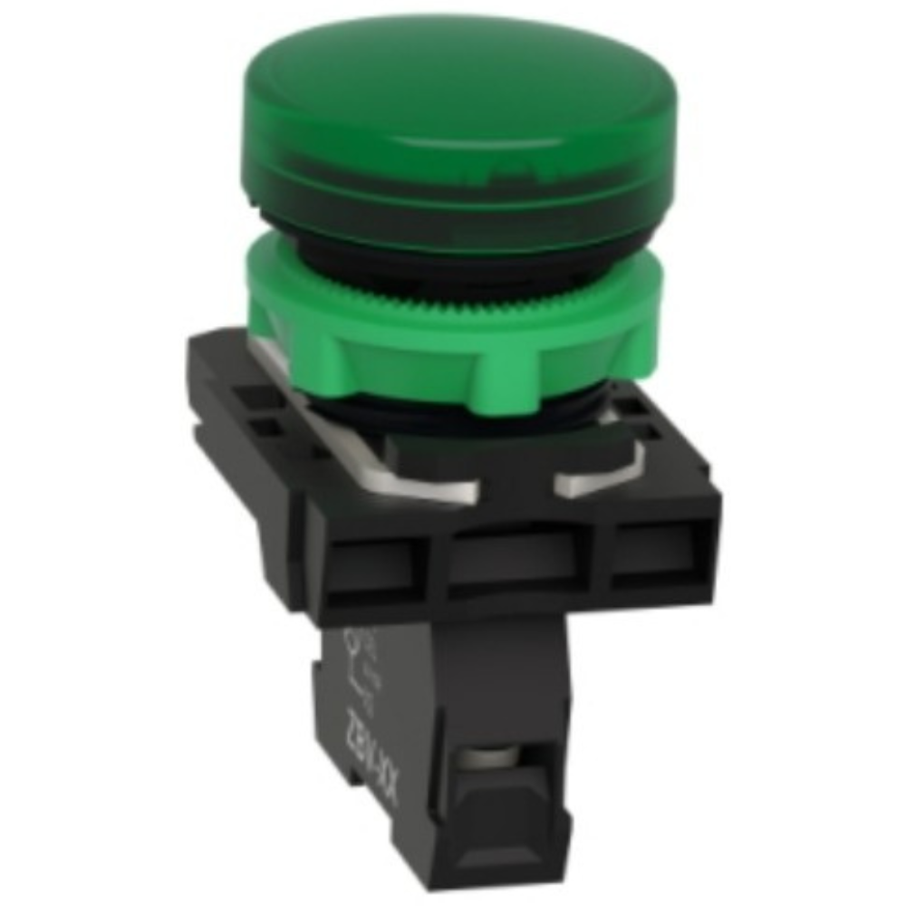 SINALIZADOR MODULAR Ø22MM PLÁSTICO LED VERDE 24VCA/CC XB5AVB3 SCHNEIDER eletrica-botao-XB5AVB3 (4).png