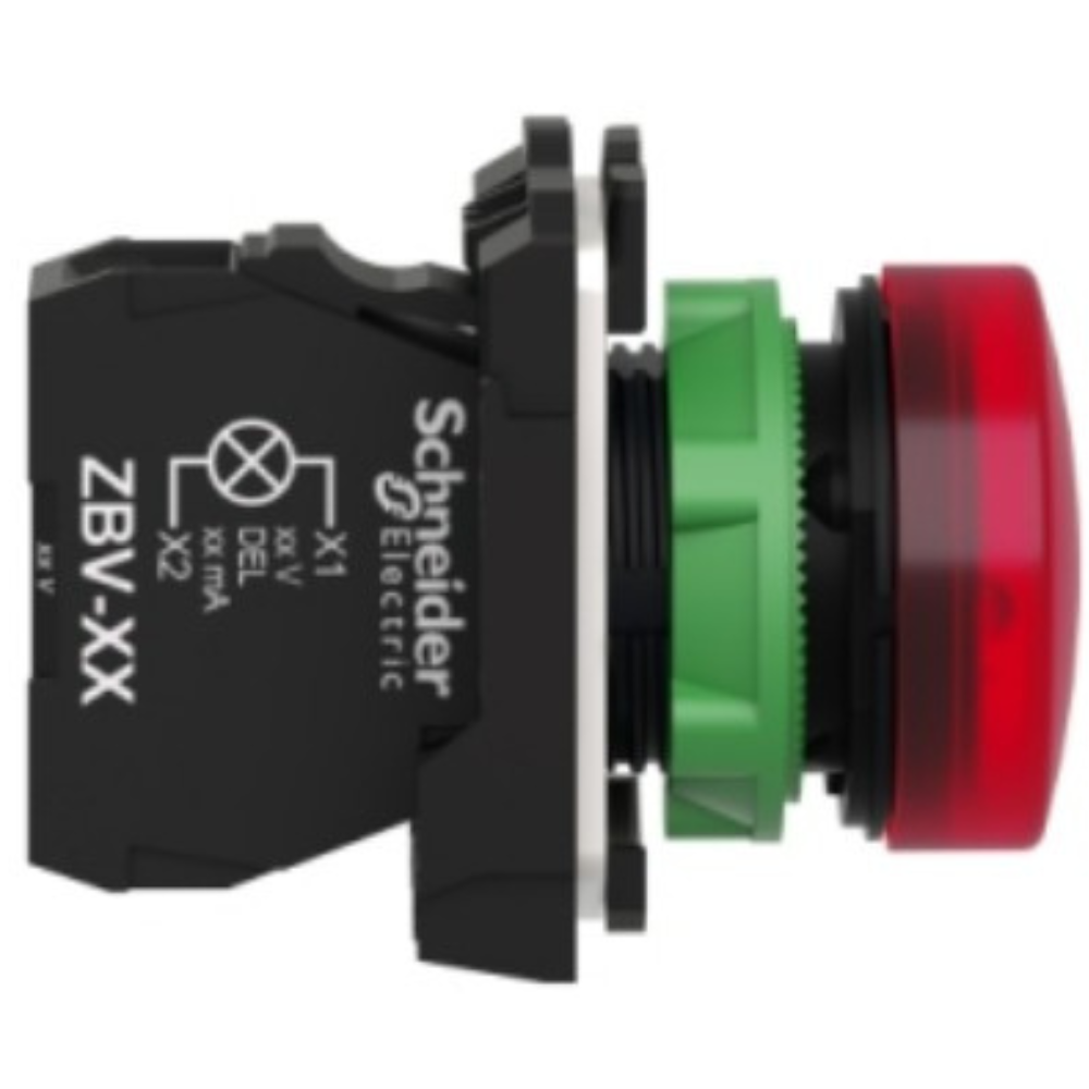 SINALIZADOR MODULAR Ø22MM PLÁSTICO LED VERMELHO 24VCA/CC XB5AVB4 SCHNEIDER eletrica-botao-XB5AVB4 (3).png