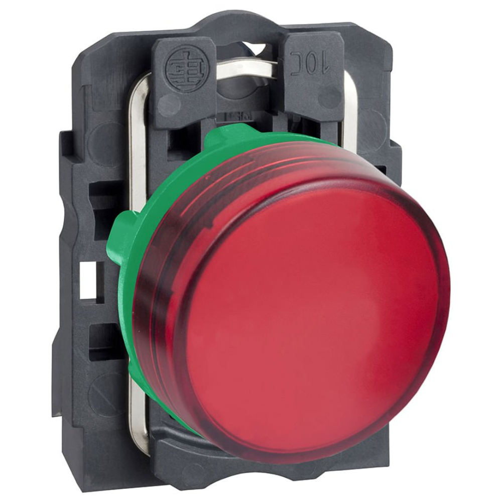 [Imagem SINALIZADOR MODULAR Ø22MM PLÁSTICO LED VERMELHO 24VCA/CC XB5AVB4 SCHNEIDER]