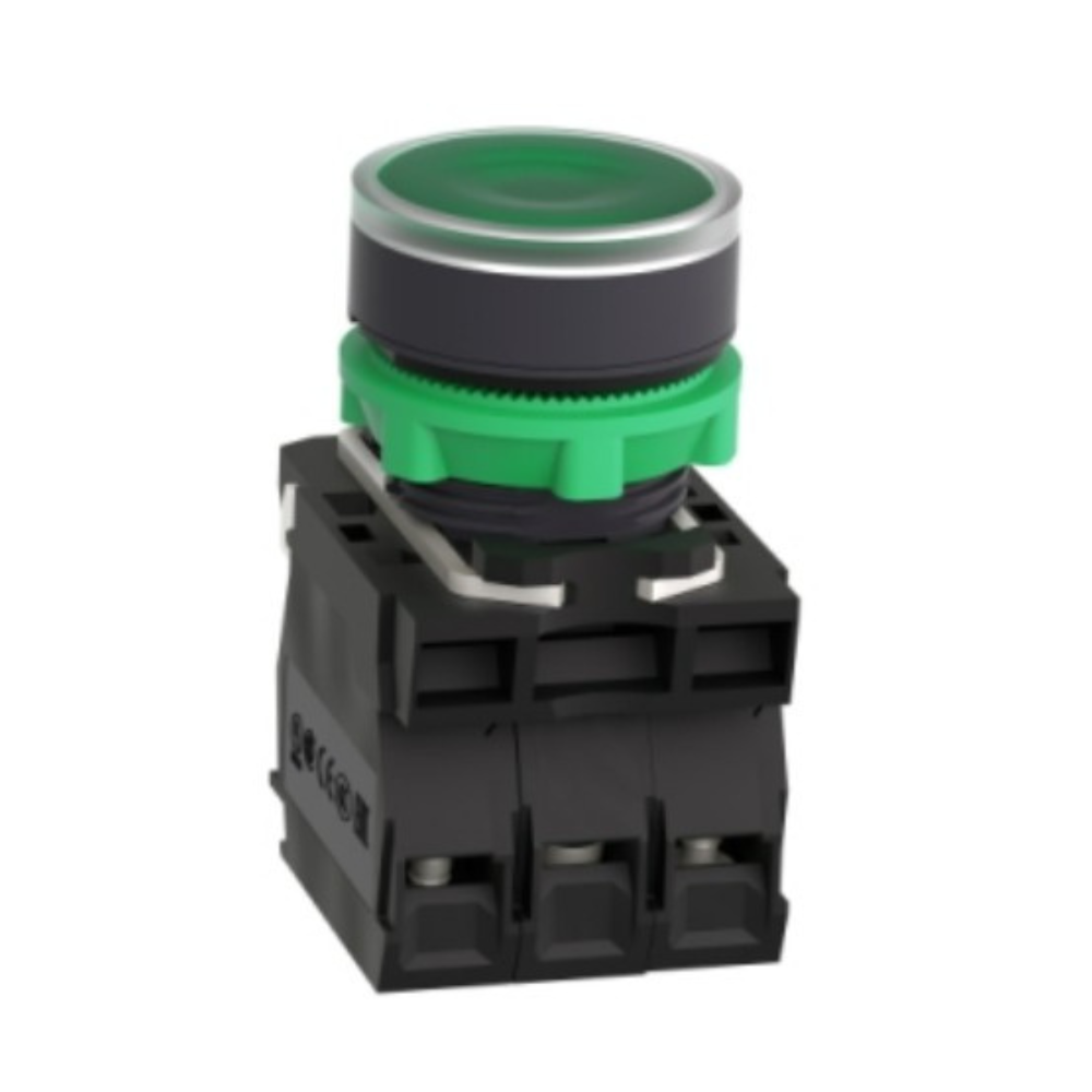 BOTÃO LUMINOSO Ø22MM PLÁSTICO RETORNO POR MOLA VERDE NA+NF 24VCA/CC XB5AW33B5 SCHNEIDER eletrica-botao-XB5AW33B5 (4).png