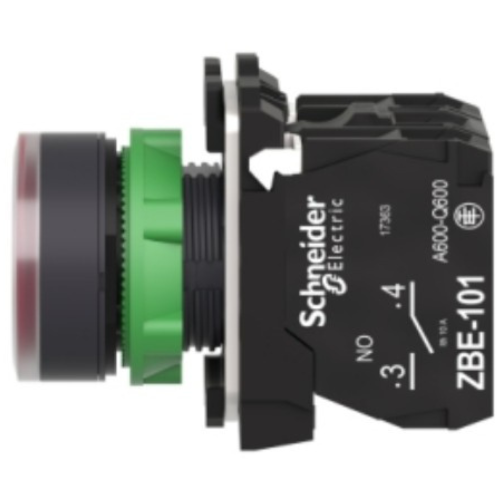 BOTÃO PLÁSTICO LUMINOSO 22MM VERMELHO 24VCA/CC 1NA+1NF RETORNO POR MOLA XB5AW34B5 SCHNEIDER eletrica-botao-XB5AW34B5 (4).png