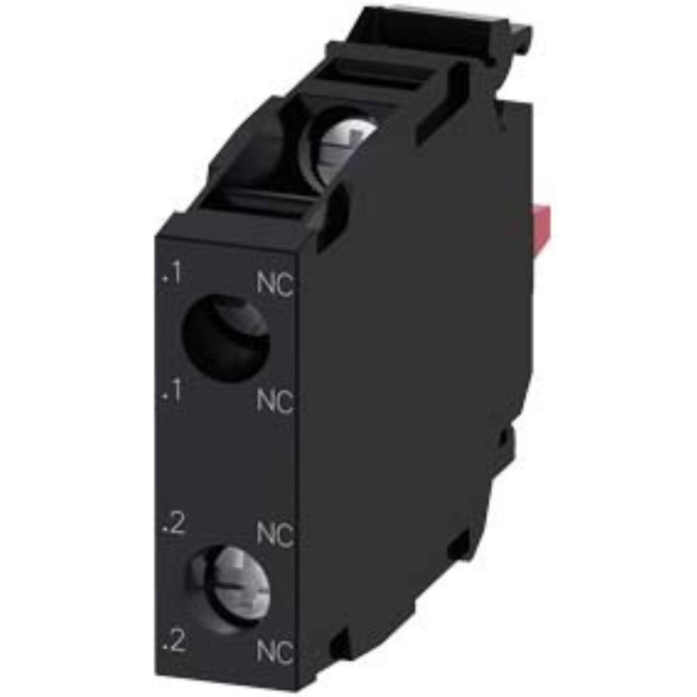 [Imagem BLOCO CONTATO 2NF PARA MONTAGEM FRONTAL TERMINAL DE PARAFUSO 3SU14001AA101EA0 SIEMENS]