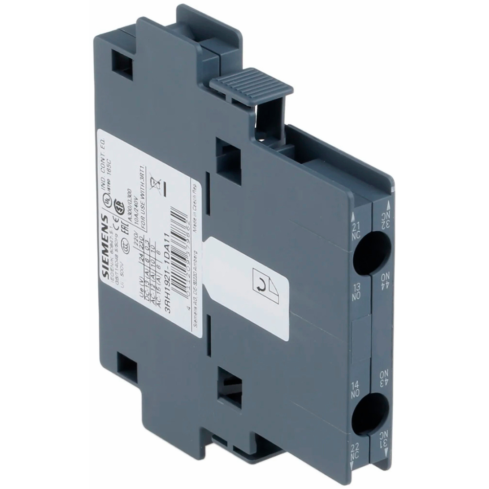 BLOCO DE CONTATO AUXILIAR LATERAL 1NA+1NF 3RH19211DA11 SIEMENS eletrica-contator-3RH19211DA11 (2).png