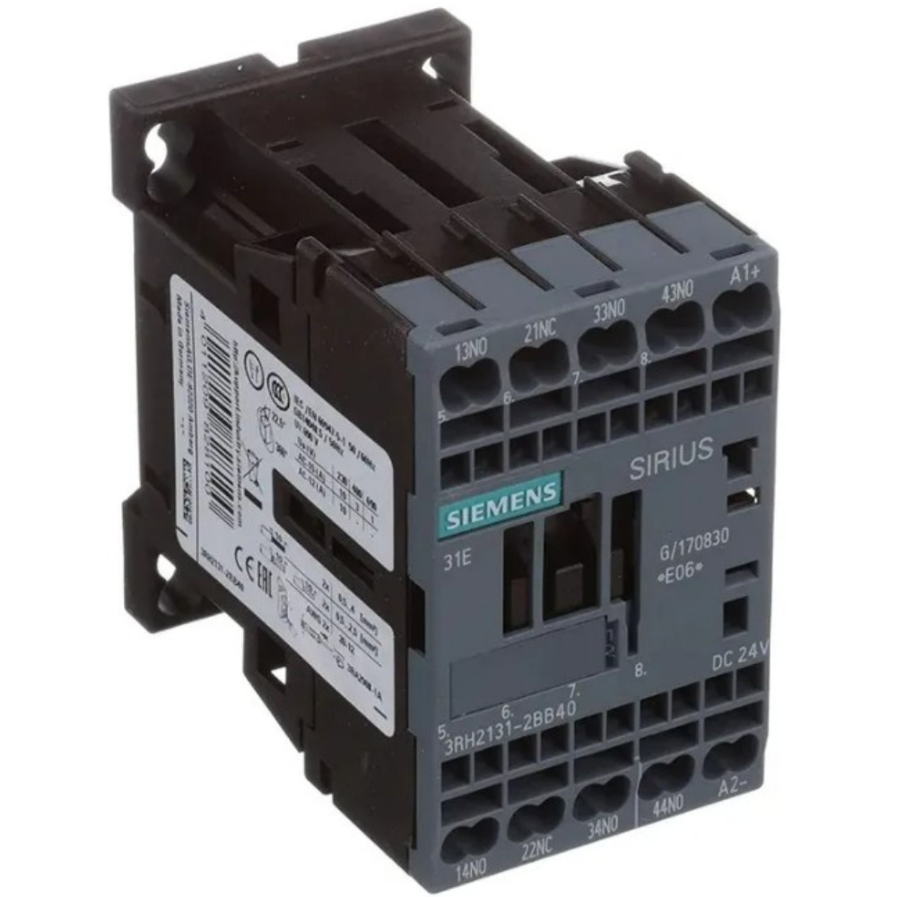 CONTATOR AUXILIAR 3NA+1NF 24VCC 3RH21312BB40 SIEMENS eletrica-contator-3RH21312BB40 (2).png