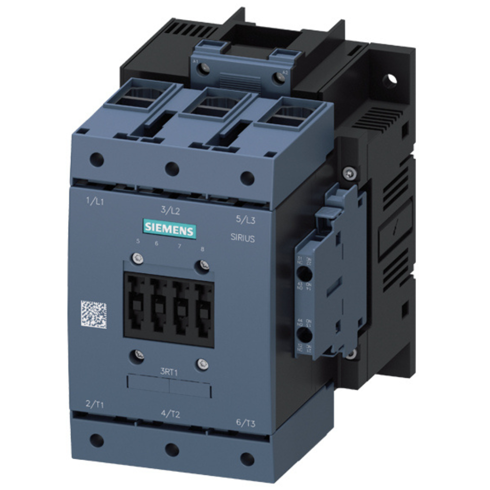 [Imagem CONTATOR TRIPOLAR 55KW 115A 400V 3RT10541AF36 SIEMENS]