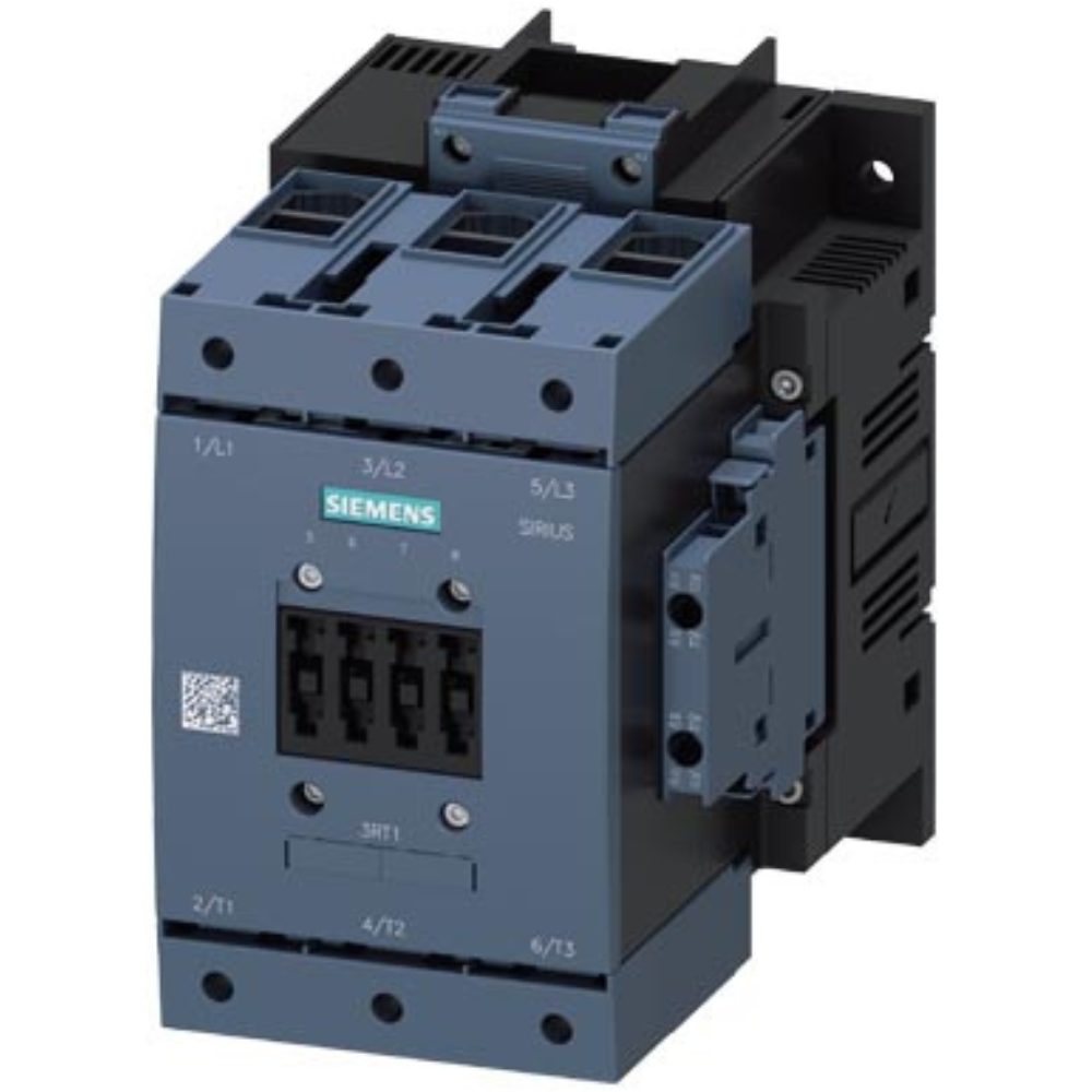 [Imagem CONTATOR POTÊNCIA TRIPOLAR 115A 240VCA/CC S6 2NA+2NF 3RT10541AP36 SIEMENS]