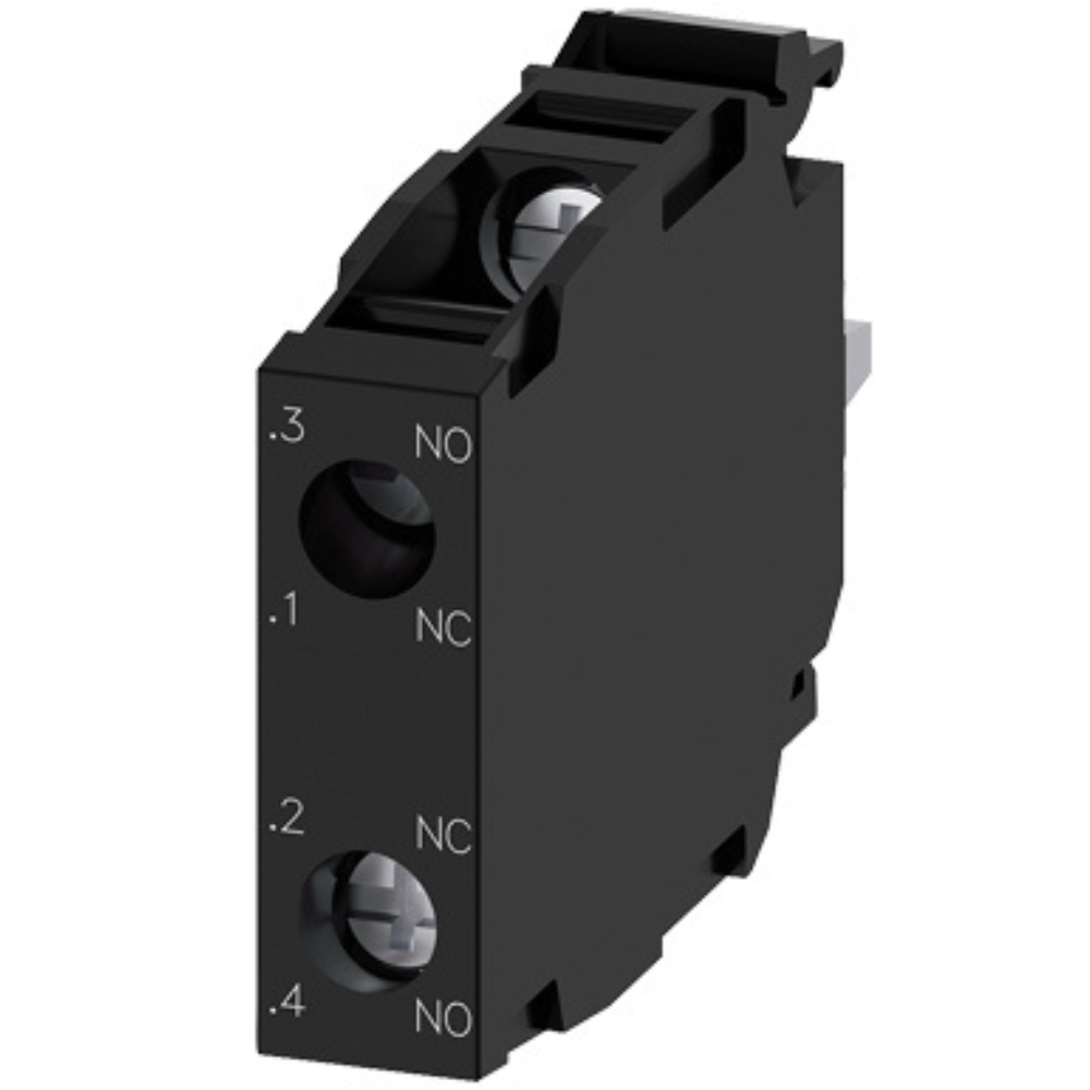 [Imagem BLOCO CONTATO 1NA+1NF PARA MONT FRONT 3SU14001AA101FA0 SIEMENS]