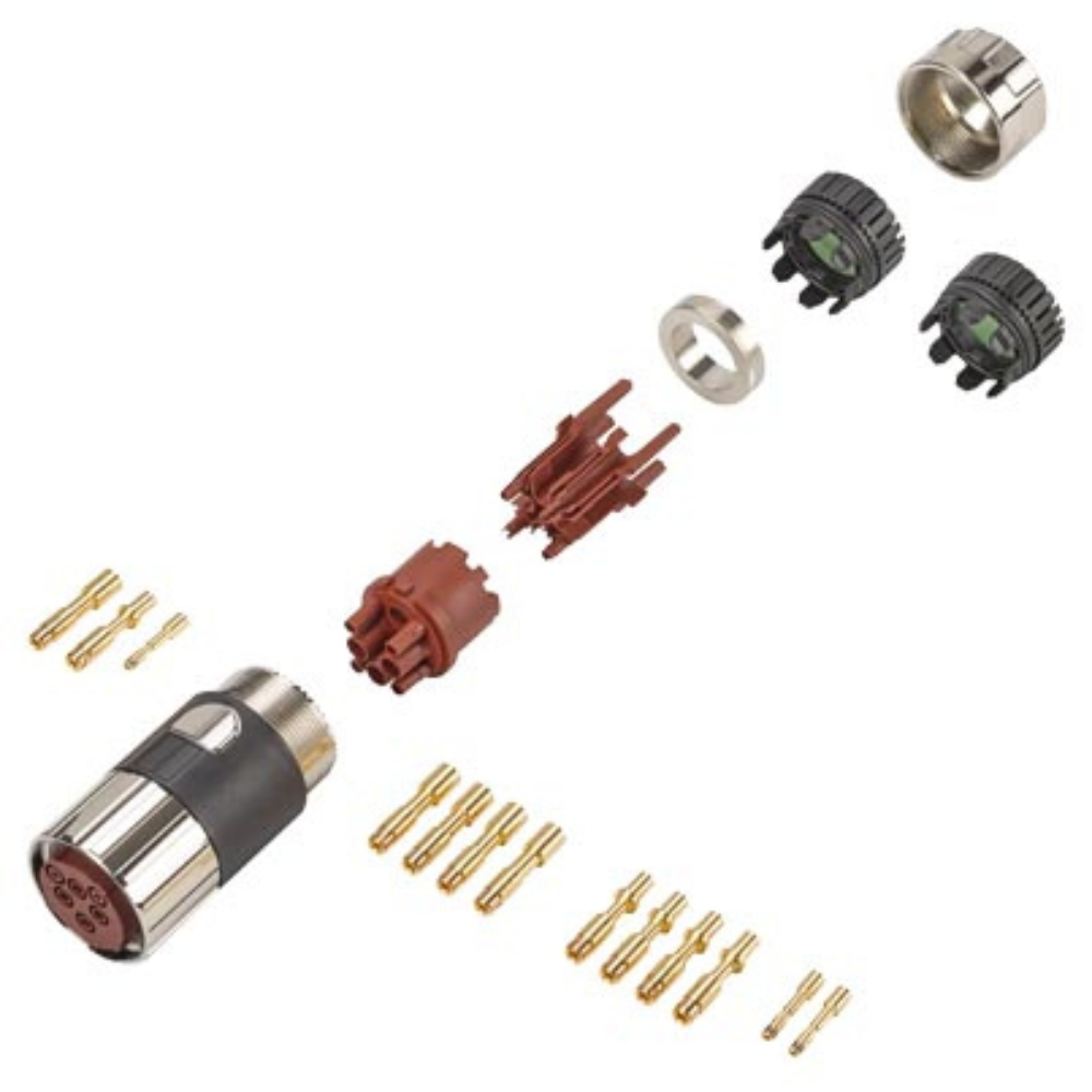 [Imagem CONECTOR DE ALIMENTAÇÃO 6 PÓLOS TAMANHO 1,5 6FX20030LU10 SIEMENS]