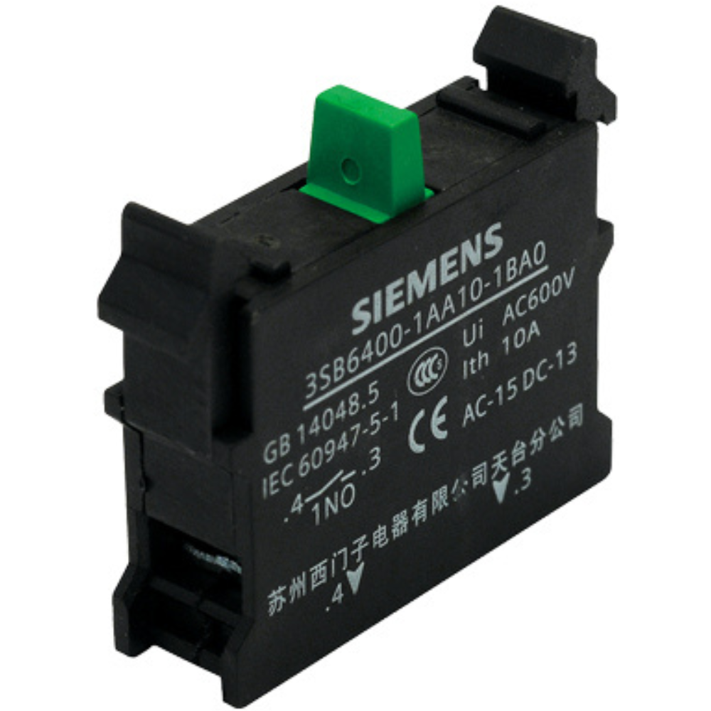 [Imagem BLOCO DE CONTATO 1NA PARA BOTAO 3SB6 BR4:3SB64001AA101BA0 A7B10001214060 SIEMENS]