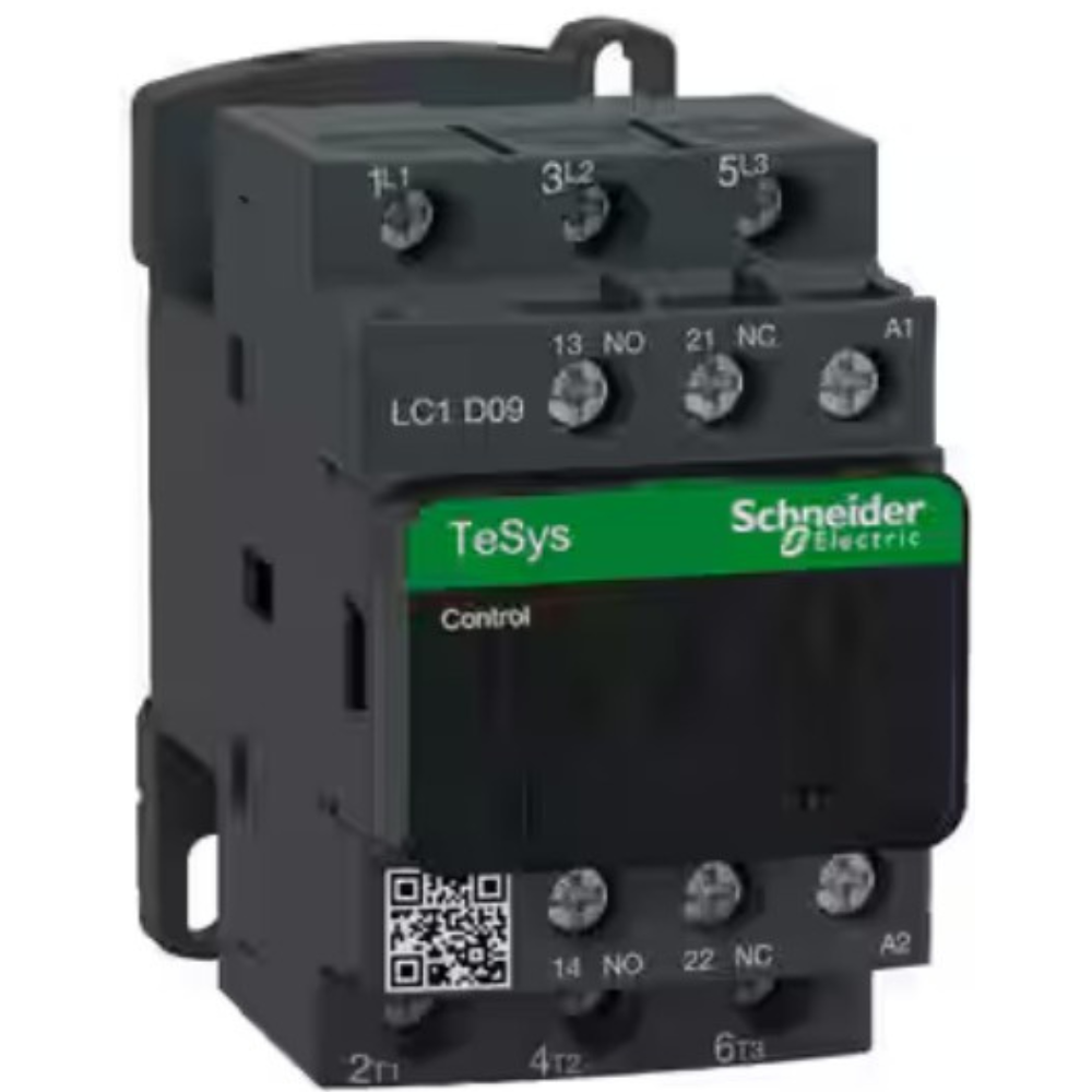 [Imagem CONTATOR TRIPOLAR 9A 1NA+1NF 220VCA LC1D09M7 SCHNEIDER]