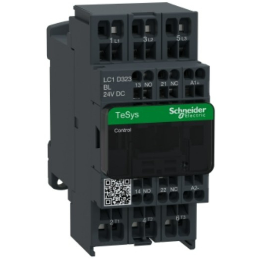 [Imagem do produto CONTATOR TRIPOLAR TESYS D 32A 1NA+1NF MOLA LC1D323BL SCHNEIDER]
