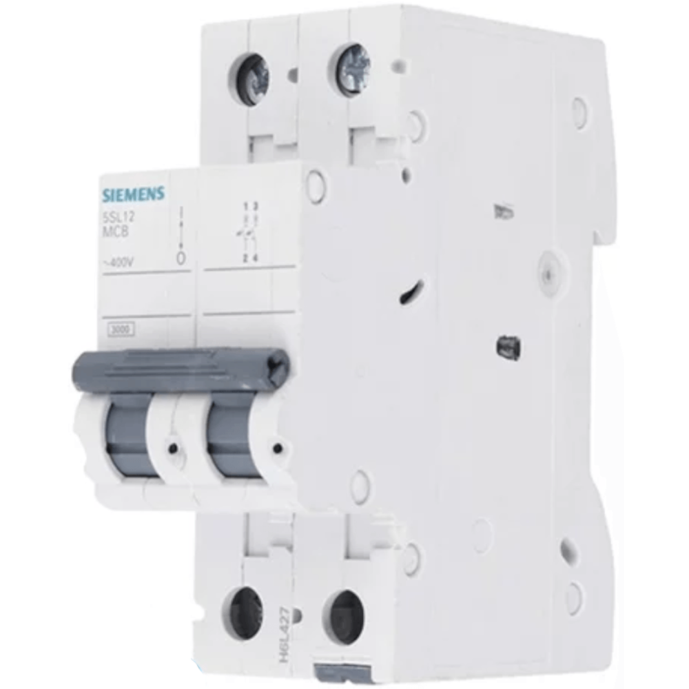 [Imagem DISJUNTOR MINI BIPOLAR 16A 127/220VCA 220/380VCA 3KA 5SL12167MB SIEMENS]