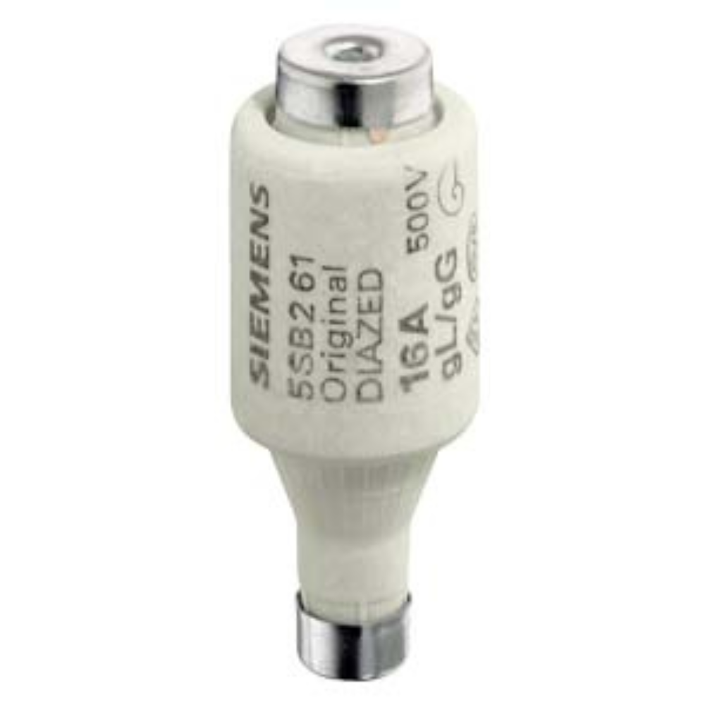 [Imagem FUSÍVEL DIAZED DII 6A 500VCA GG 5SB231 SIEMENS]