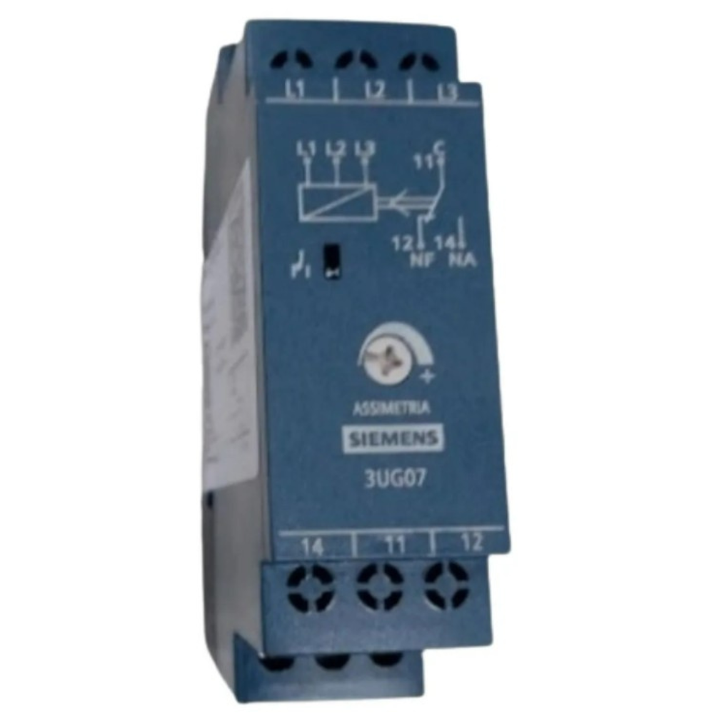 [Imagem RELÉ FALTA FASE 220V/380V 3UG07121XK00 A7B10001295963 SIEMENS]