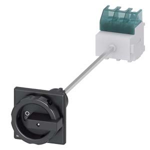 [Imagem do produto CHAVE SECCIONADORA TRIPOLAR 22KW 63A 400V ACIONAMENTO ROTATIVO PRETO 3LD25450TK51 SIEMENS]