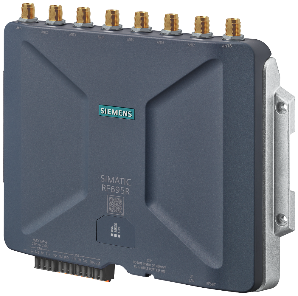 SIMATIC RF695R CMIIT ETHERNET RJ45 POE 8 ANTENAS SEM ACESSÓRIOS E ANTENAS 6GT28117DD202AA0 SIEMENS