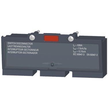 [Imagem DISPARADOR SOBRANCOECORRENTE 3VT3 250/630A 3VT93636AC00 SIEMENS]