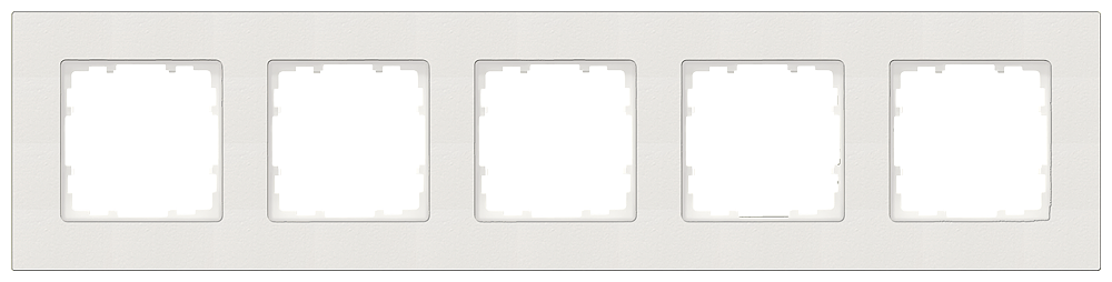 MOLDURA MIRO PLÁSTICO TITÂNIO BRANCO 5X 5TG11150 SIEMENS