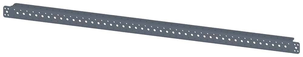 CALHA DE SUPORTE CARGA PESADA C: 1200 MM GALVANIZADA 8MF10202AH60 SIEMENS