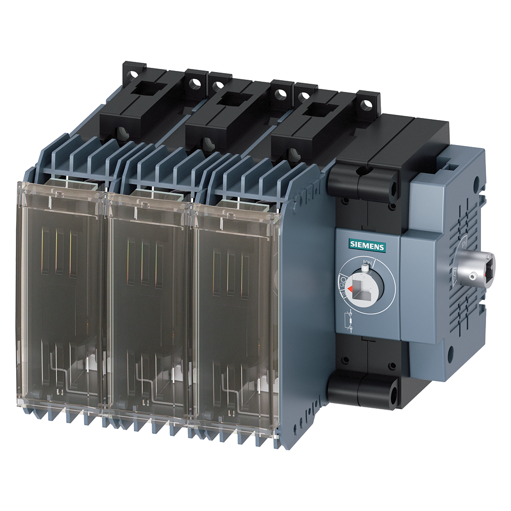 [Imagem do produto SECCIONADOR DE CORTE EM CARGA COM FUSÍVEL 32A, TAM. 1, DE 3 POLOS PARA FUSÍVE 3KF13034RB11 SIEMENS]