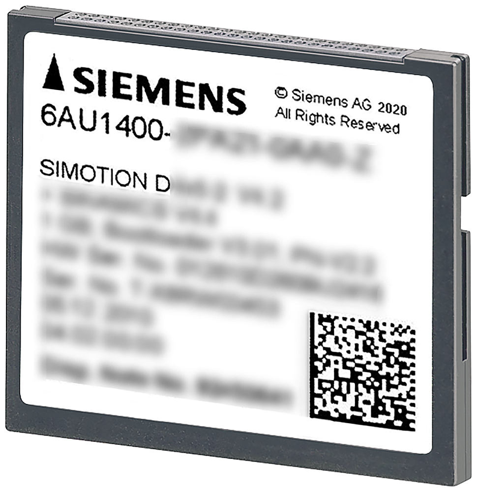 [Imagem do produto CARTÃO DE MEMÓRIA V5X SEM LICENÇA 6AU14001QA200AA0 SIEMENS]