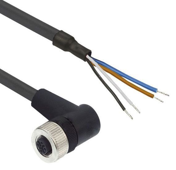 [Imagem CABO PUR 25M CONECTOR ANG M12 4P  XZCP1241L25 TELEMECANIQUE]