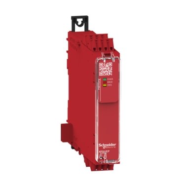 [Imagem MÓDULO DE EXPANSÃO - RELÉ DE SEGURANÇA CAT. 4 - 3 LEDS - PL E / SILCL 3 - 4 SAÍDAS NA / 2 SAÍDAS NF - CONECTOR MOLA - 24 VAC/CC SCHNEIDER]