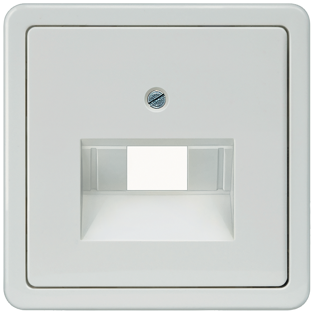 PLACA DE COBERTURA PARA TOMADA DE CONEXÃO UAE PARA 1 E 2X PRATA 5TG1765 SIEMENS