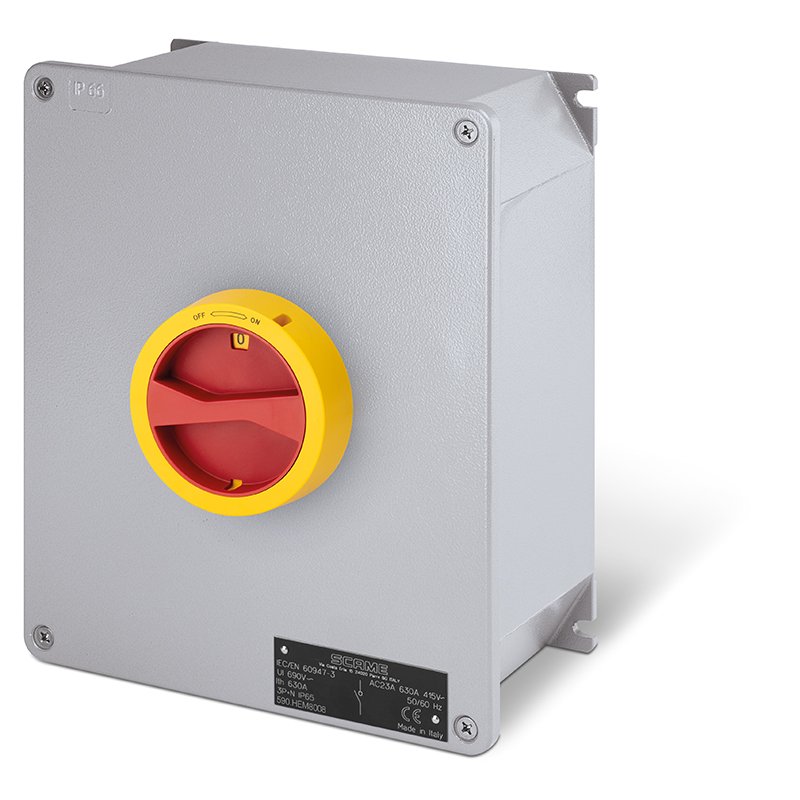 [Imagem do produto CHAVE SECCIONADORA 40A 2P IP65 590.FGE4002 SCAME]