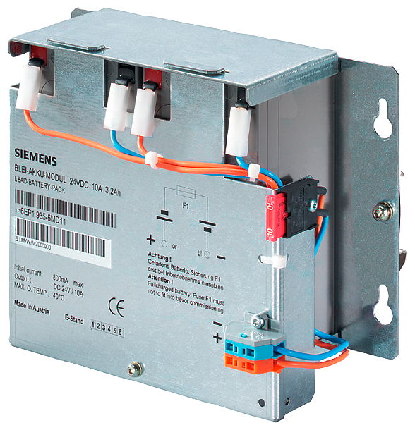 [Imagem MÓDULO BATERIA 3.2AH 800MA S24VCC 10A 6EP19356MD11 SIEMENS]