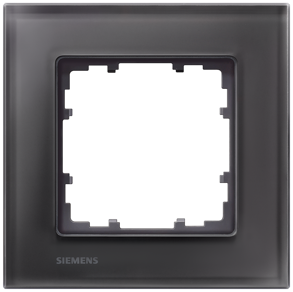 MOLDURA MIRO VIDRO PRETO SIMPLES 5TG12012 SIEMENS