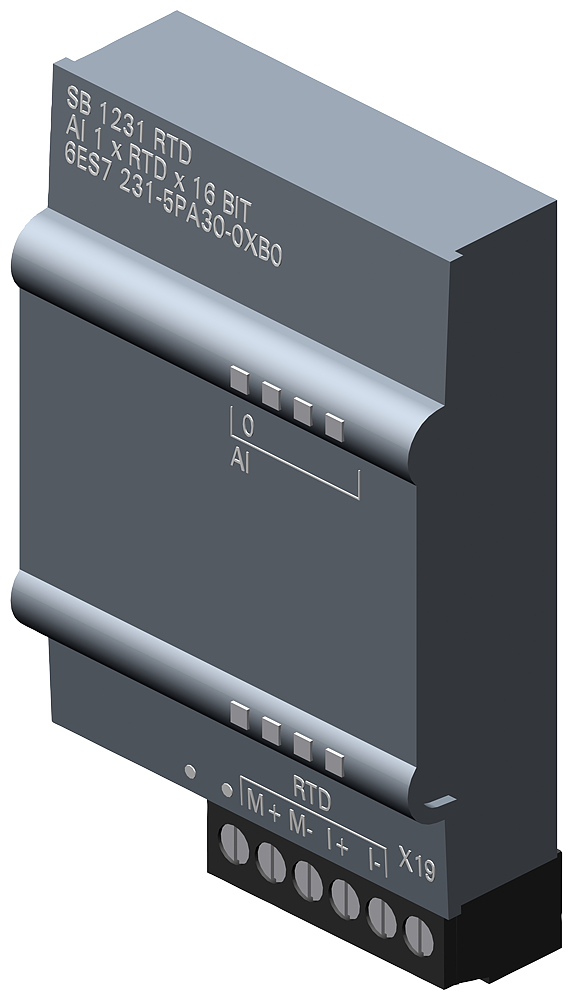 [Imagem MÓDULO ENTRADA ANALÓGICA SB 1231RTD 1AI RTD PT100/PT1000 SIMATIC S7-1200 6ES72315PA300XB0 SIEMENS]