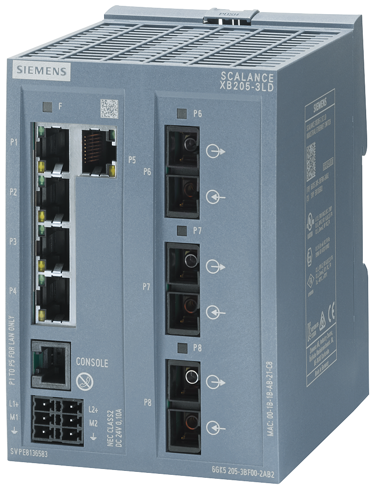 [Imagem SCALANCE XB205-3LD 6GK52053BF002TB2 SIEMENS]