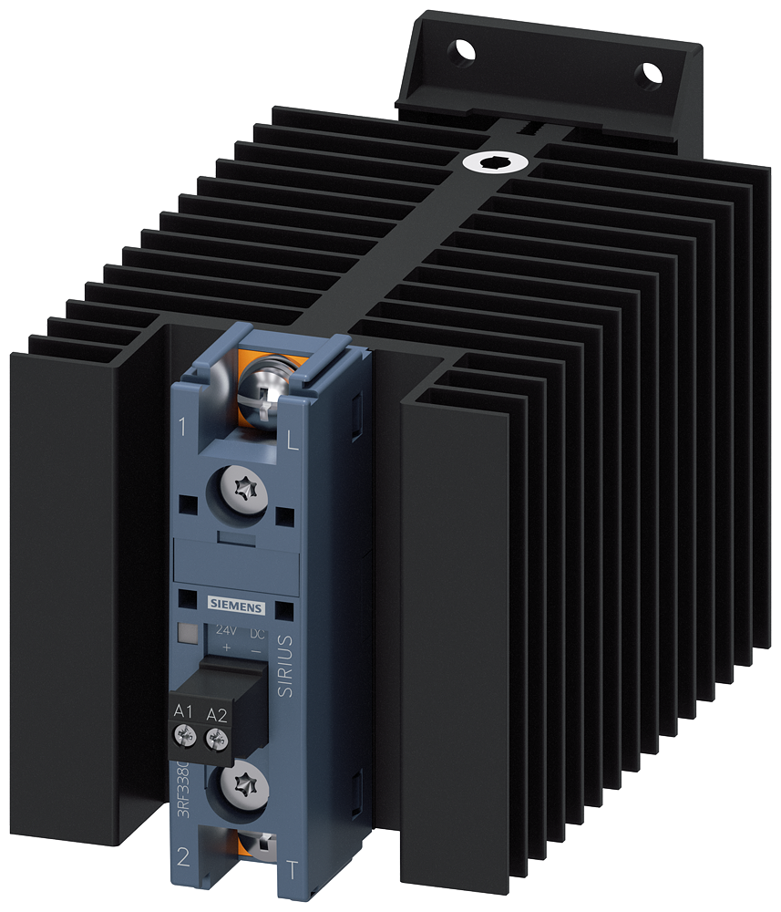 CONTATOR A SEMICONDUTOR DE 1 POLO CA 15/30 A/40 ºC 24-230 V/CC 24 V COM LIG 3RF33803BA02 SIEMENS