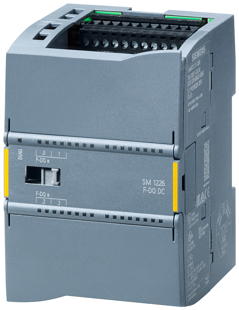 [Imagem MÓDULO DE SAÍDA DIGITAL SM 1226 F-DQ 4 X 24V DC 2A SIMATIC S7-1200 6ES72266DA320XB0 SIEMENS]