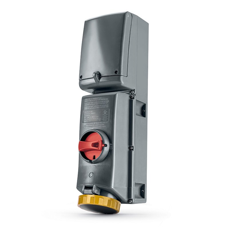 [Imagem do produto TOMADA DE EMBUTIR INTERTRAVAMENTO 20A 2P 3W 4H SCM320MI4W-C SCAME]