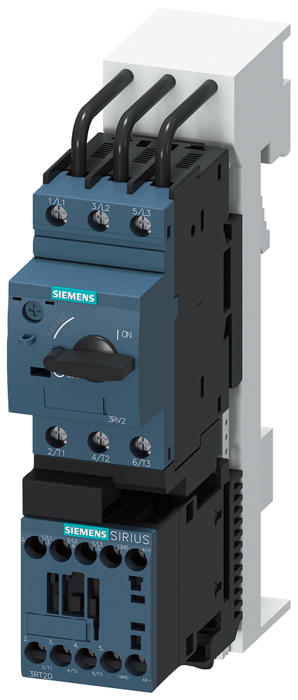 CHAVE DE PARTIDA ACIONADOR DIRETO S00 1,8-2,5 A DC 24 V 150 KA 3RA21101CD151BB4 SIEMENS