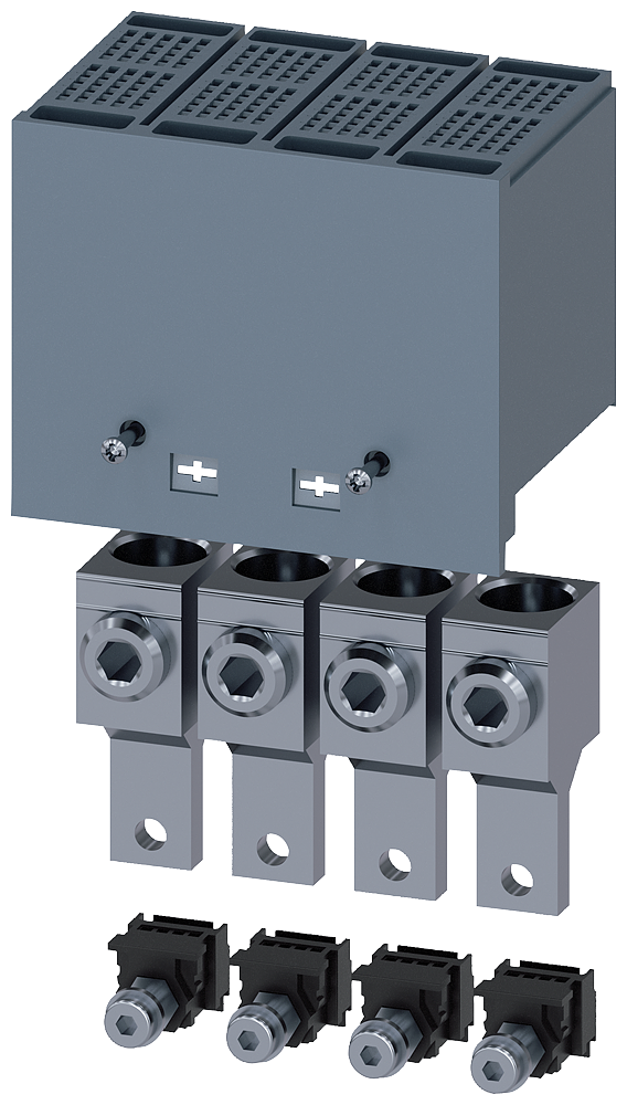 BORNE DE CONEXÃO PARA CONDUTOR CIRCULAR TA2.1 25…150 MM² GRANDE 4 PEÇAS ACESS 3VM91140JJ12 SIEMENS