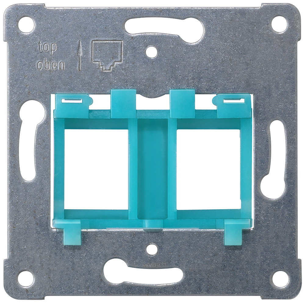 PLACA PORTANTE CONECTOR MODULAR PARA INSTALAÇÃO DE ATÉ 2 CONECTORES ENCAIXÁVEL 5TG2083 SIEMENS